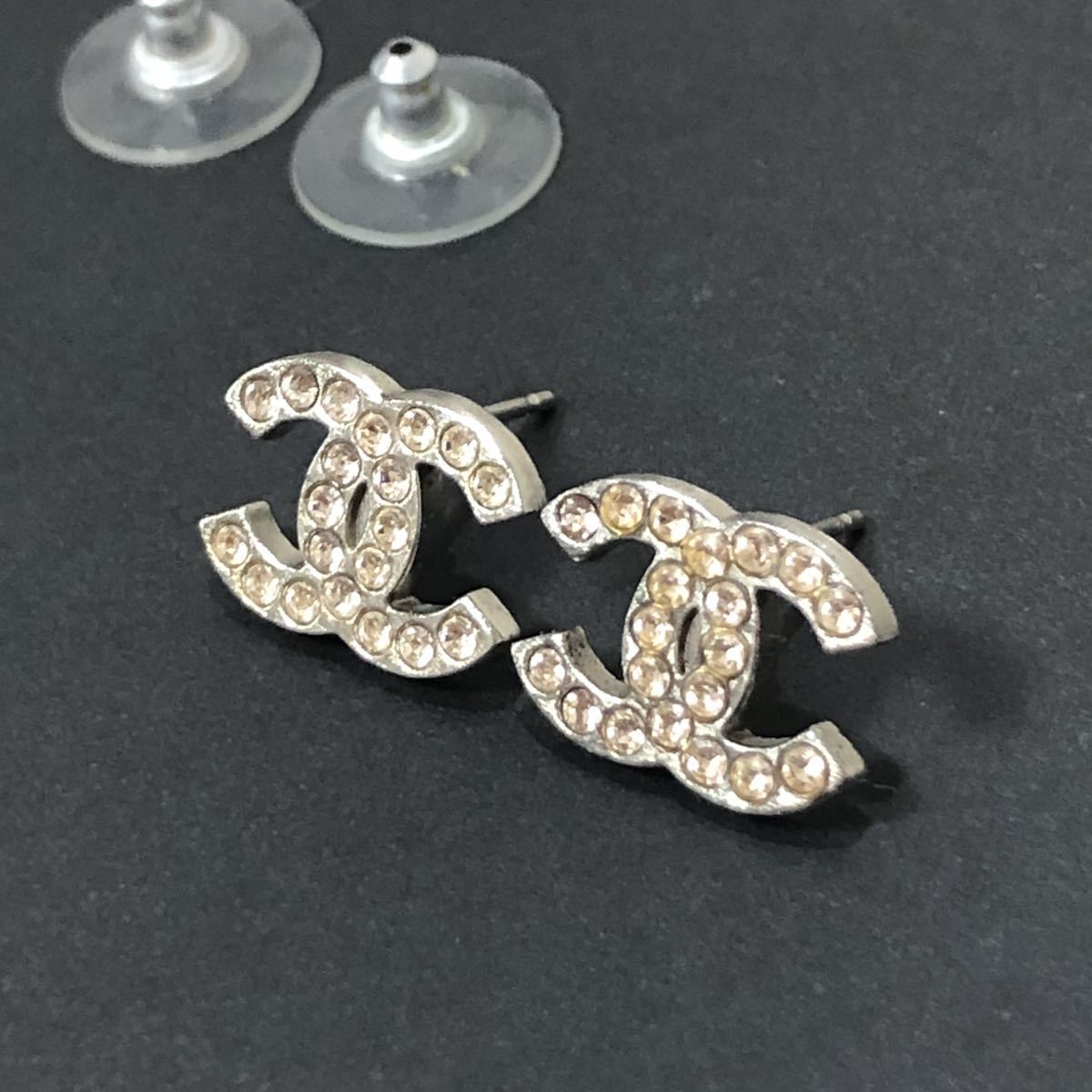 CHANEL ピアス シャネル ラインストーン イヤリング (シャネル) | ココ