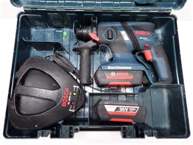ボッシュ□36V□充電式ハンマードリル□GBH36V-LIY□中古品 ボッシュ□36V□充電式ハンマードリル□GBH36V-LIY□中古品