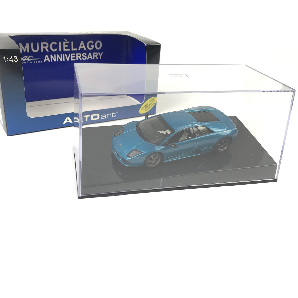 中古品】 オートアート 1/43 ランボルギーニ ムルシエラゴ 40周年記念