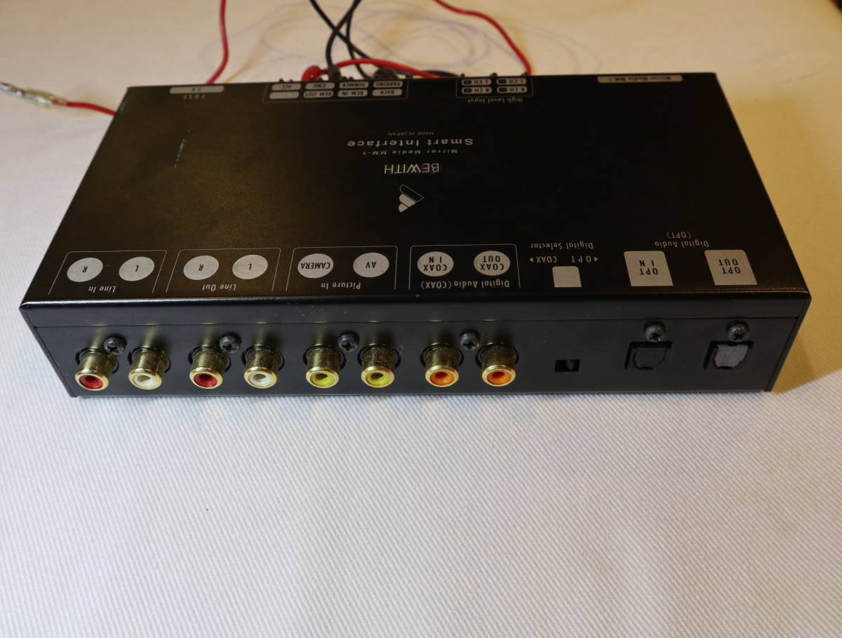 BEWITH　ビーウィズ　MM-1 ミラーメディアプレイヤー　スマートインターフェイス　中古美品　動作確認済 BEWITH - MM-1 Interface Smart すけっとアワーズBEWITH