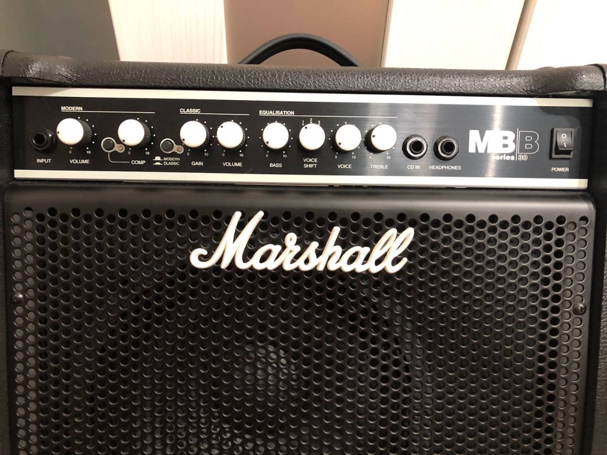 Marshall MB30 ベース用アンプ マーシャル 動作確認 MARSHALL MB30 動作確認+メンテナンス済 【公式通販】