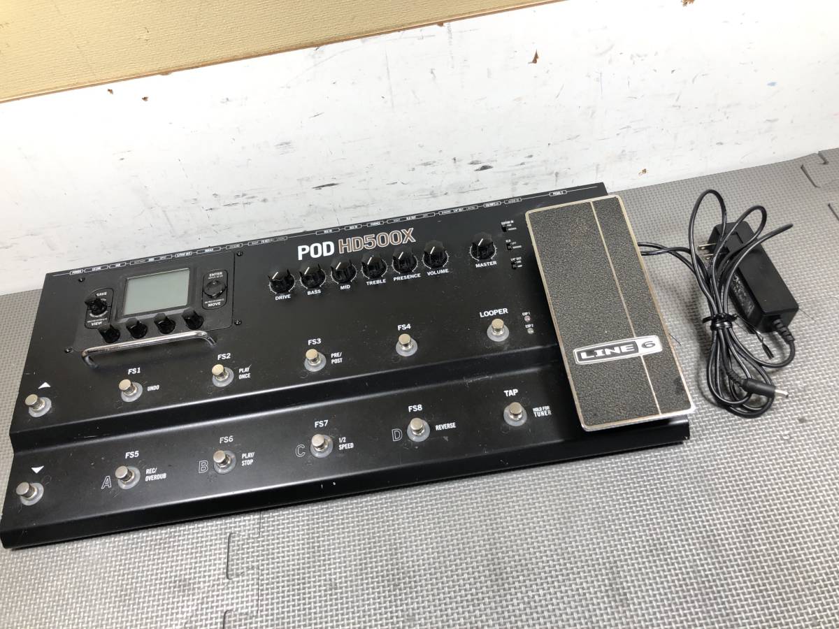 POD HD500X LINE6 アンプシミュレーター マルチエフェクター 【公式通販】