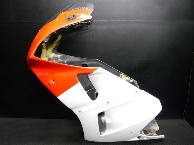 RVF400　NC35より 社外 シルエットジャパン FRP製 フルカウルASSY アッパー アンダーSET VFR400 HRC NSR250 RVF400 シルエットジャパン 社外 アッパー FRP シングルシートタイプ2(社外品)｜売買され