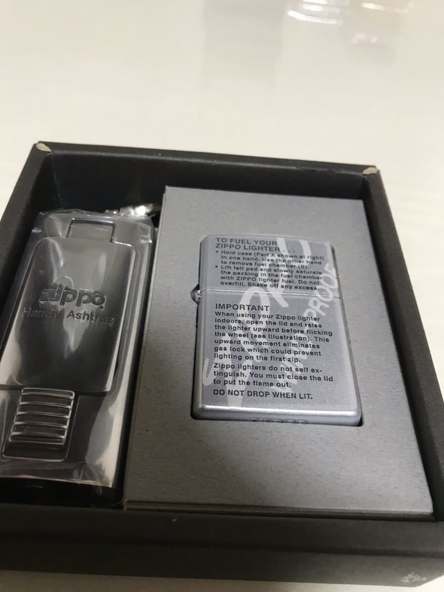 ZIPPO 灰皿セット ロゴ 未使用 シルバー | ASTONFLY.COM