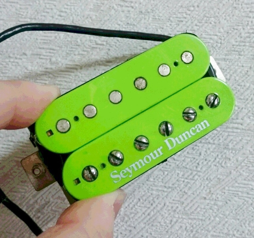 【送料210円】 Seymour Duncan SH-4 JB グリーン / セイモアダンカン ハムバッカー カスタムオーダーカラー GREEN 