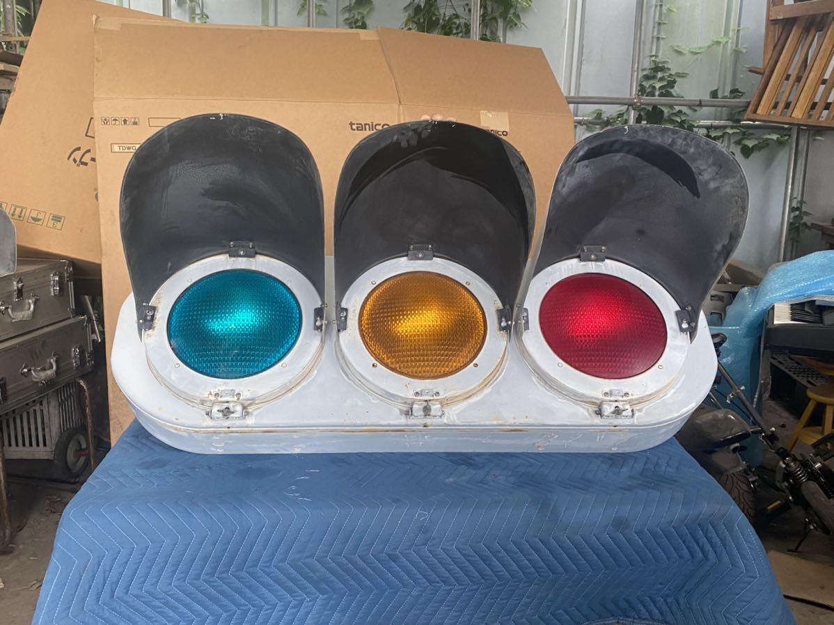 1円スタート/信号機/信号灯器/本物/レトロ/レア 1 アンティーク