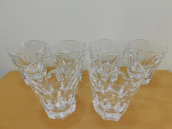 アルクール バカラ タンブラー Baccarat 2客 グラス ロックグラス 6客 