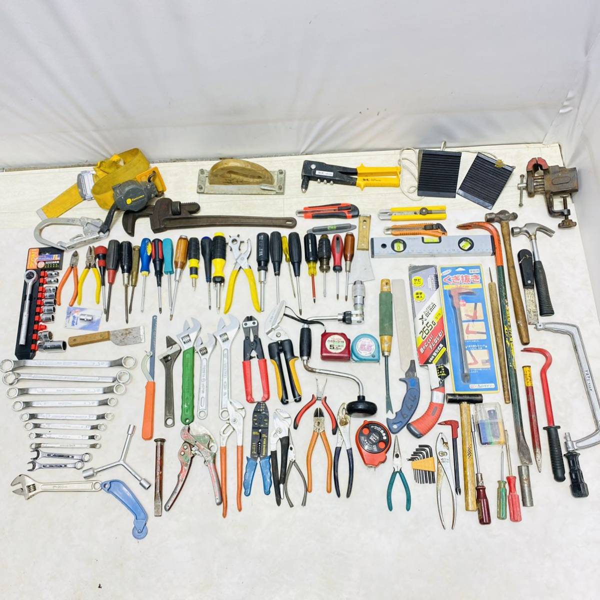 工具 大工道具 DIY まとめて ハンドツール 電動工具 Kt404大量 ペンチ 