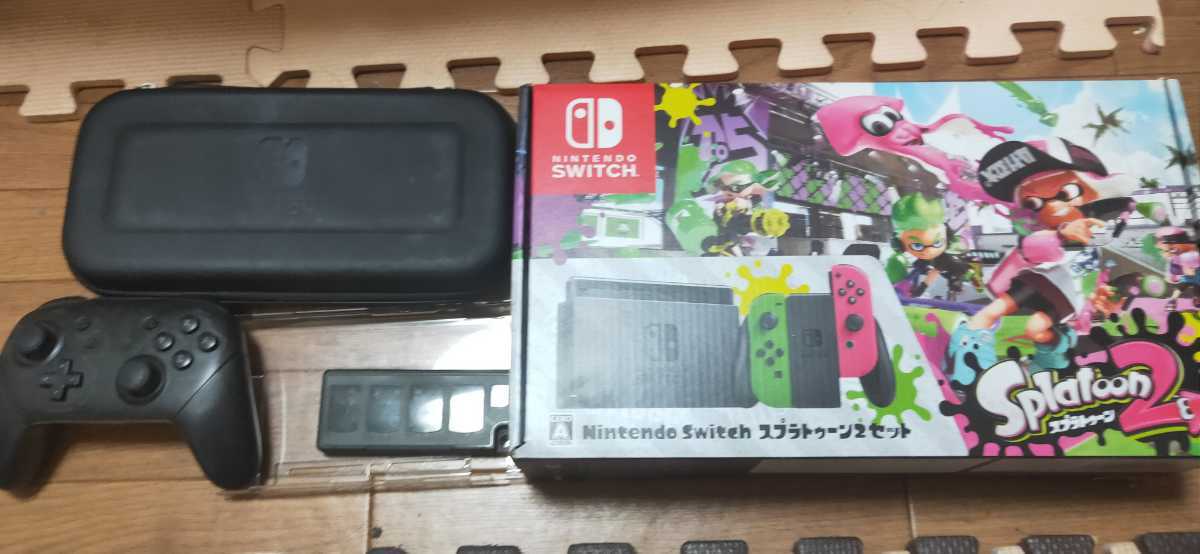 スプラトゥーン2セット Nintendo Switch動作確認済 ソフト付き 任天堂