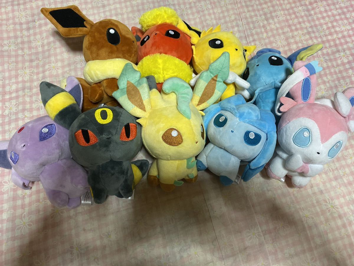 ポケモンドールズ イーブイ ブイズ 9種コンプリート タグ付 もっちり