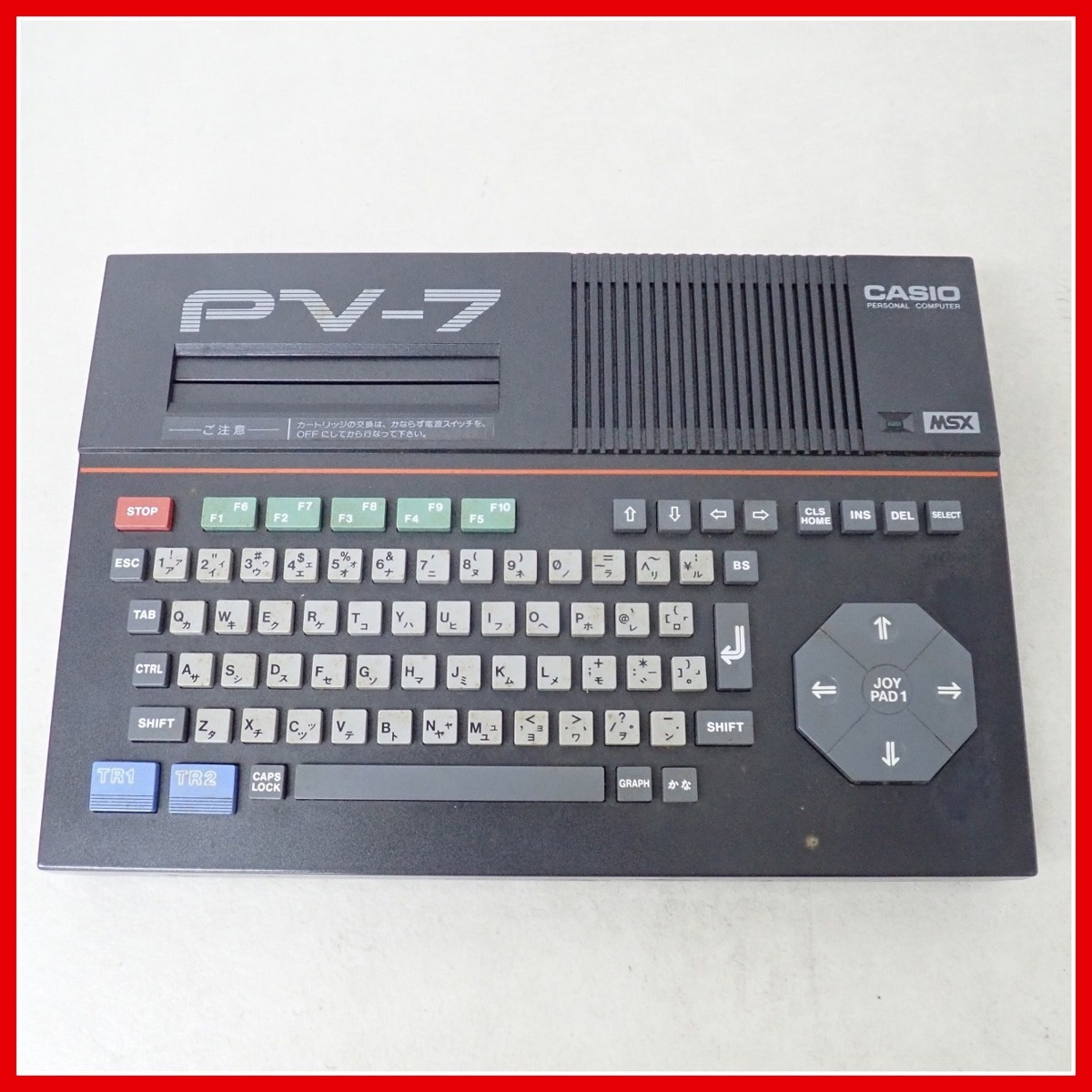 MSX CASIO PV-7 拡張ユニットKB-7 スティック TJ-7セット MSX CASIO PV