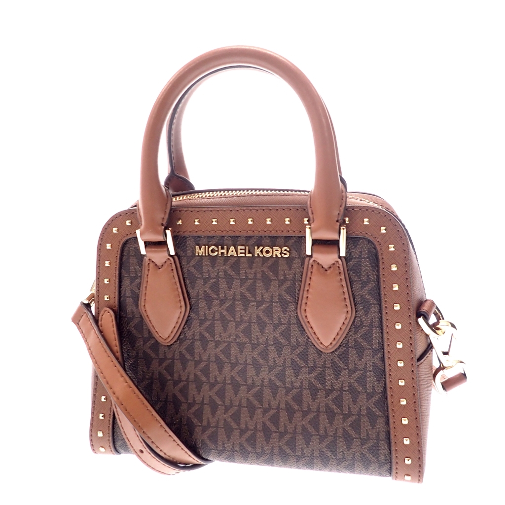 中古◇MICHAEL KORS マイケルコース 2WAYハンドバッグ ショルダー 茶系 