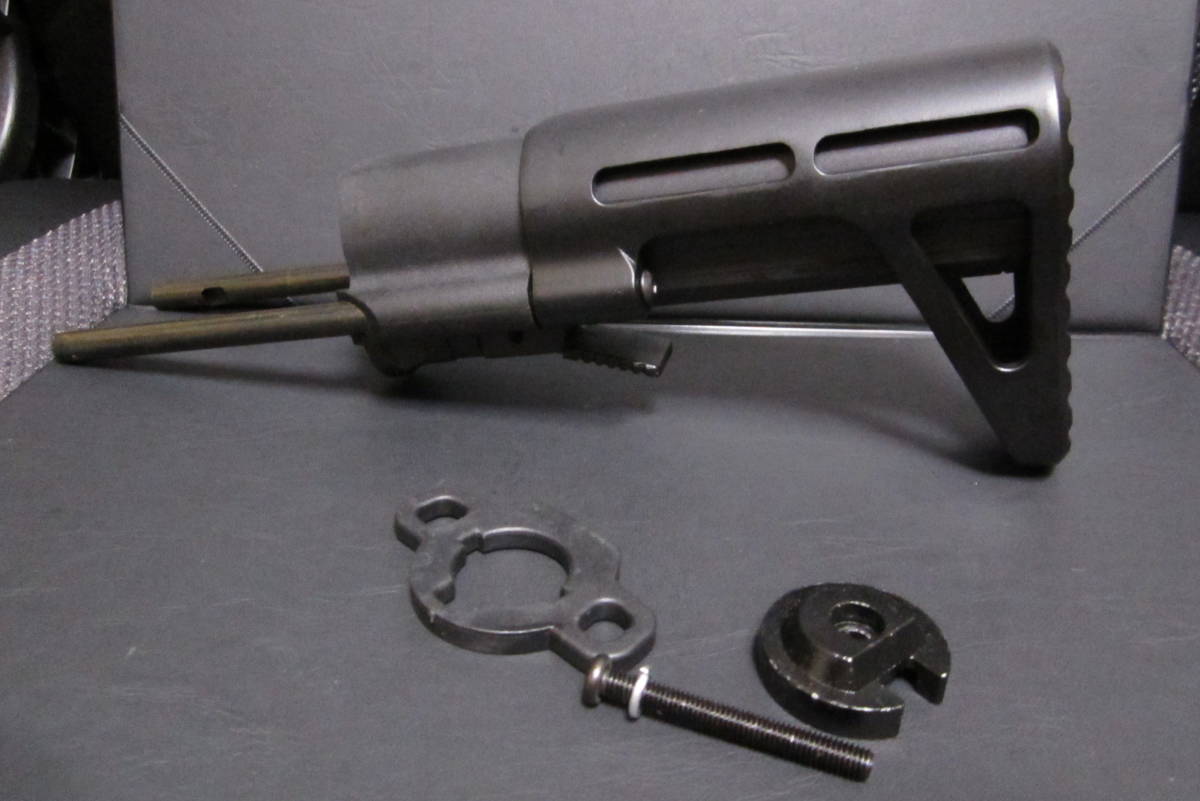 8S）M4系 リトラクティブ　PDW　ワイヤーストックセット　BK　 新品取外し品