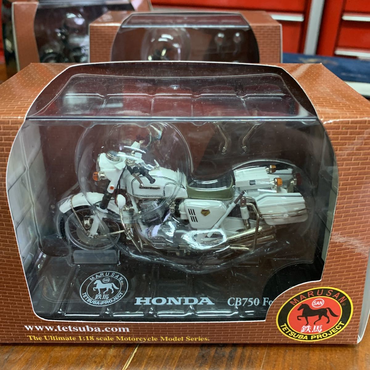 1⁄18 マルサン 鉄馬プロジェクト ホンダ ドリーム CB750P 白バイ