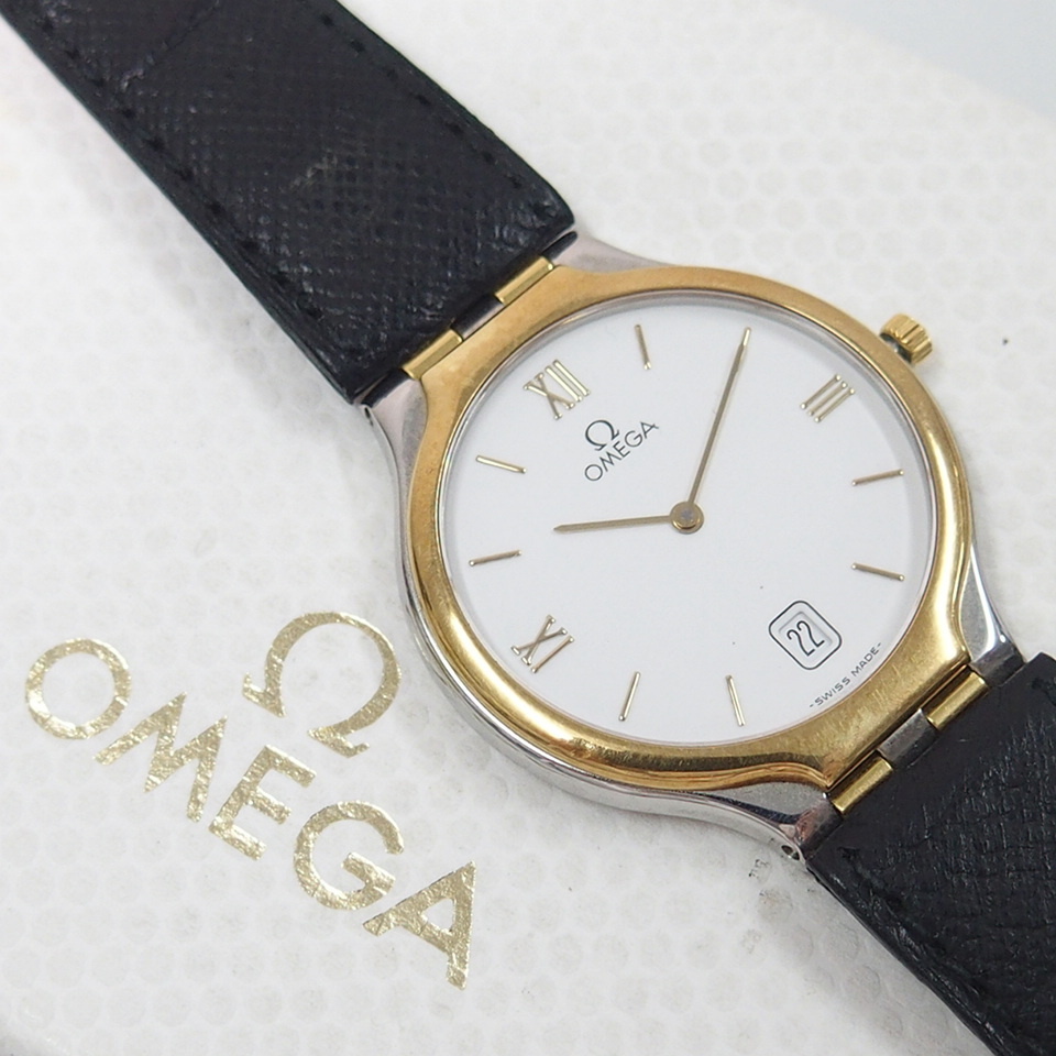 電池交換済・動作品 OMEGA オメガ デビル 196.0316/396.1016 Cal:1436 