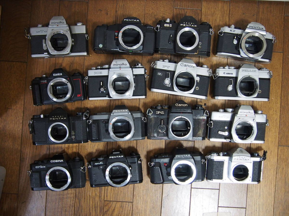 ジャンク 多数まとめて 大量 MFフィルムカメラ その1 色々 たくさん
