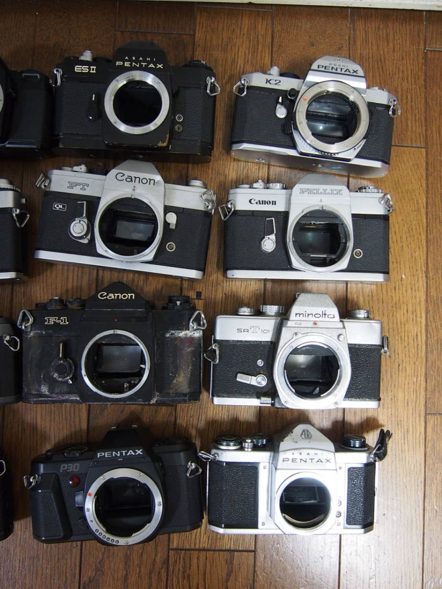 【まとめ売り】フィルムカメラ デジカメ ローライ キヤノン 他 ジャンク品 ジャンク 多数まとめて 大量 MFフィルムカメラ その1 色々 たくさん