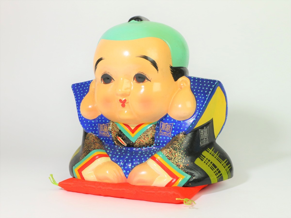 福助人形 昭和レトロ 貯金箱 商売繁盛 招福 置物 縁起物 郷土 福助人形 昭和レトロ 貯金箱 商売繁盛 招福 置物 縁起物 郷土