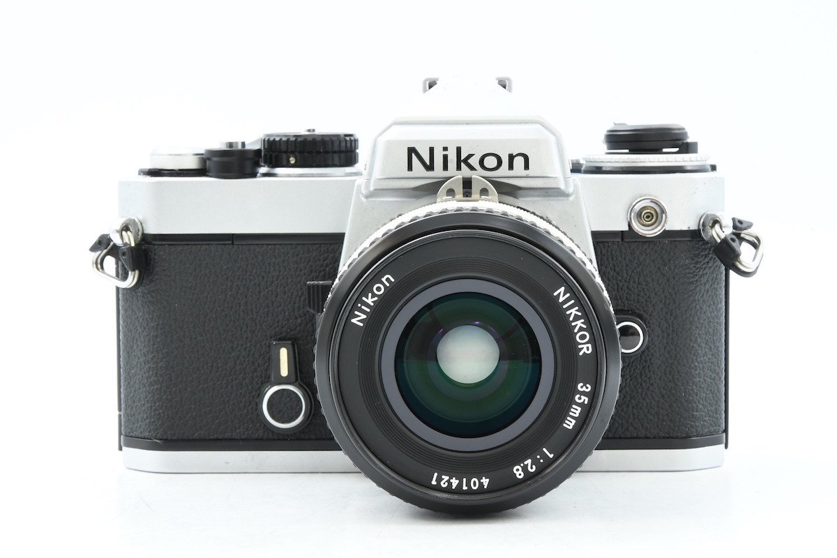 Nikon 50mm FE NIKKOR ニコン + AI - Camera Chrome or F1.4 w