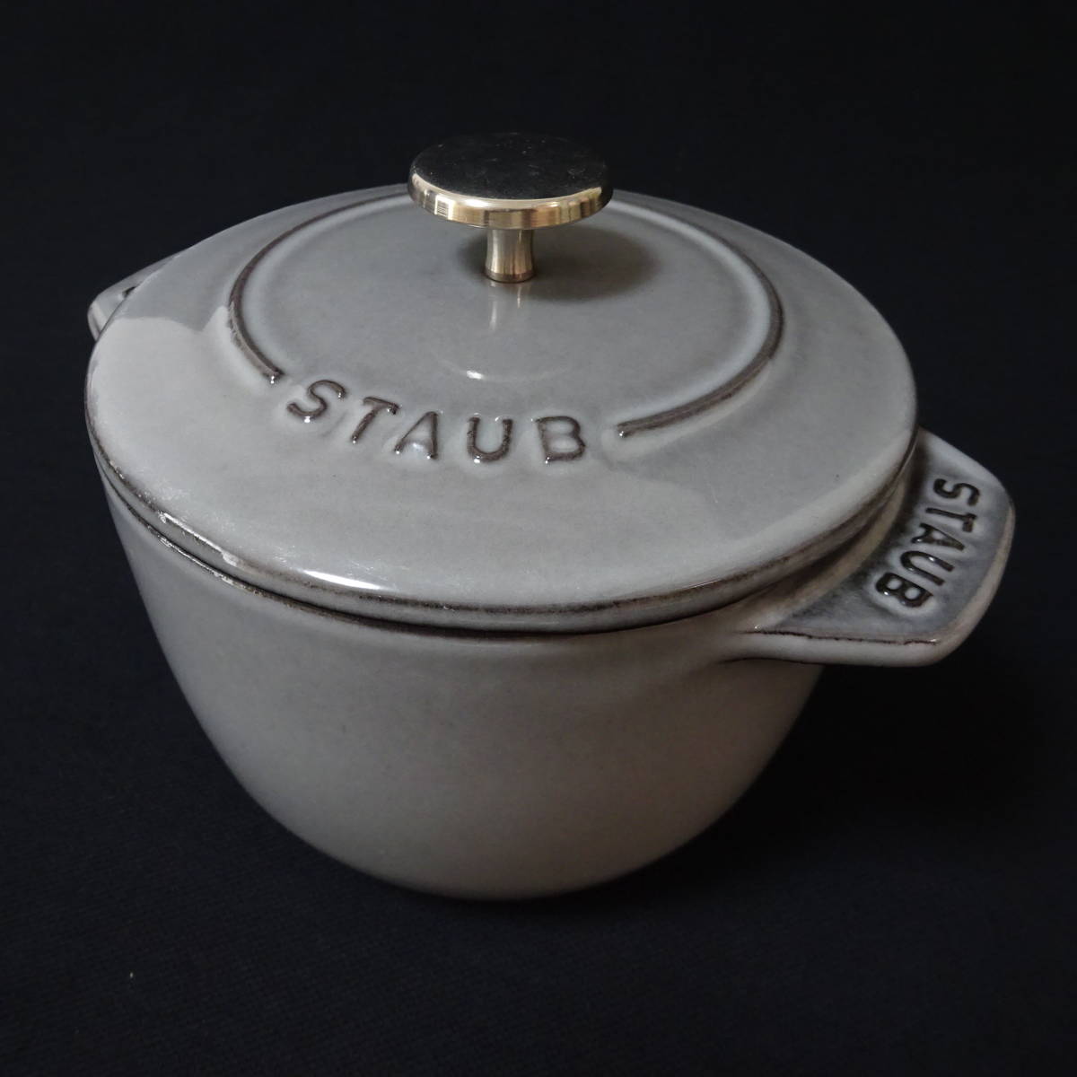 ストウブ ココット グレー 両手鍋 STAUB 18cm ラウンド 鍋 ラ ピコ
