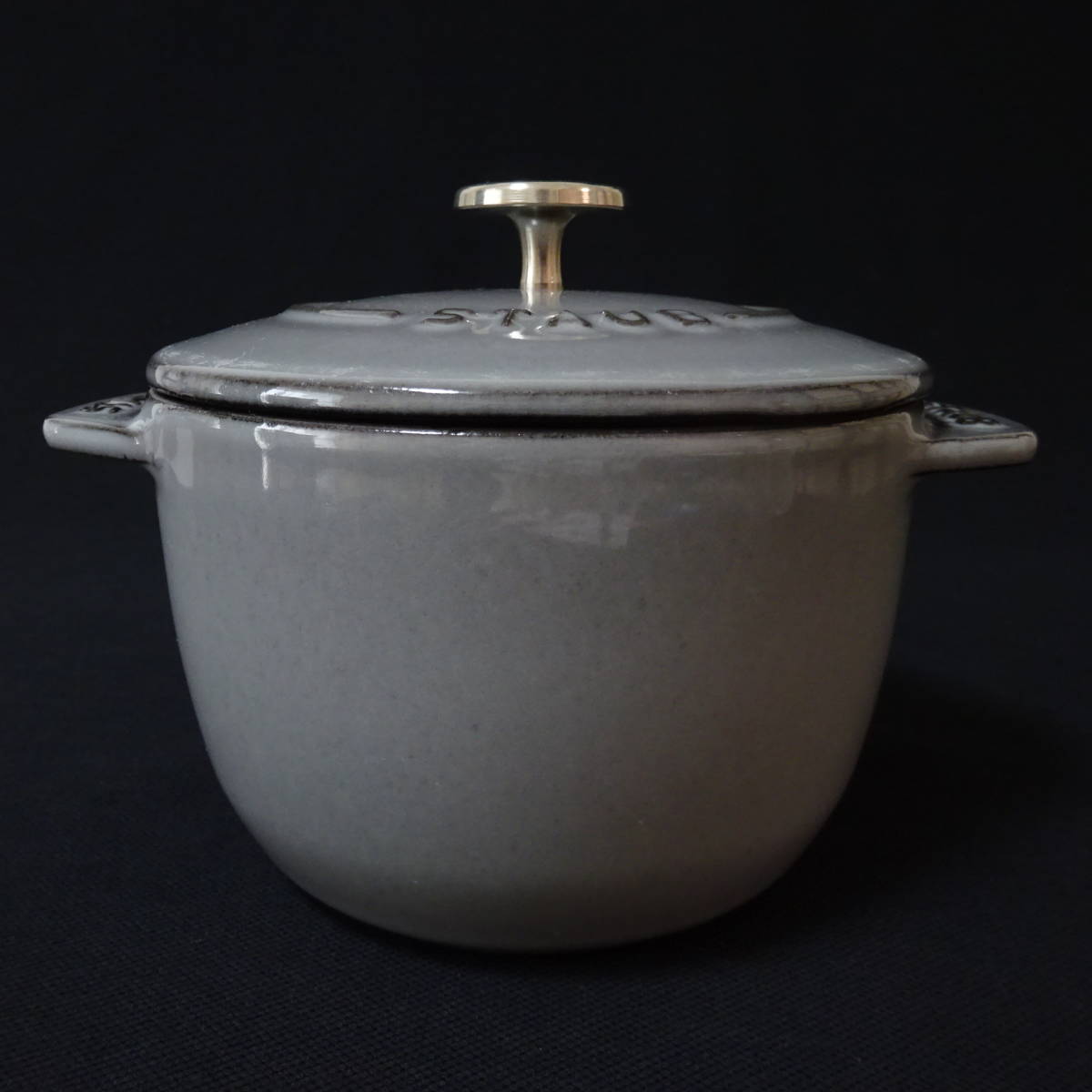 ストウブ ココット グレー 両手鍋 STAUB 18cm ラウンド 鍋 ラ ピコ