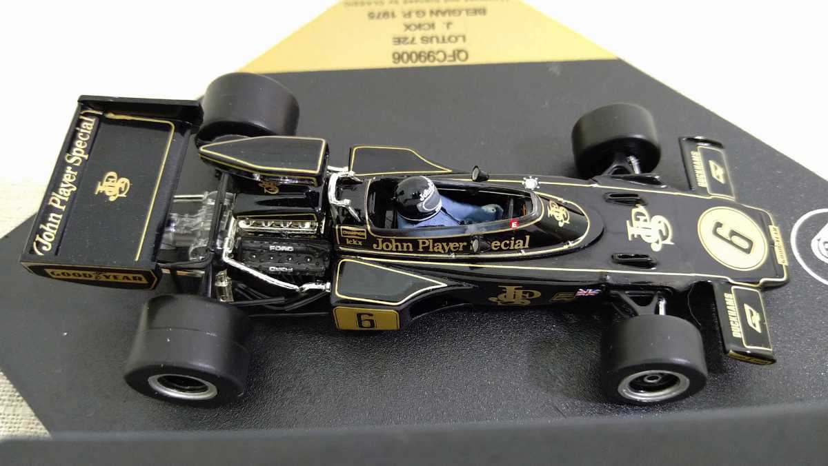 QUARTZO ロータス72E J.ICKX 1975 ベルギーGP ミニカー☆1/43 