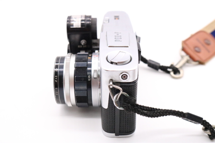フィルムカメラ 初代OLYMPUS-PEN+F.Zuiko Auto-S 38mm F1.8 本体状態