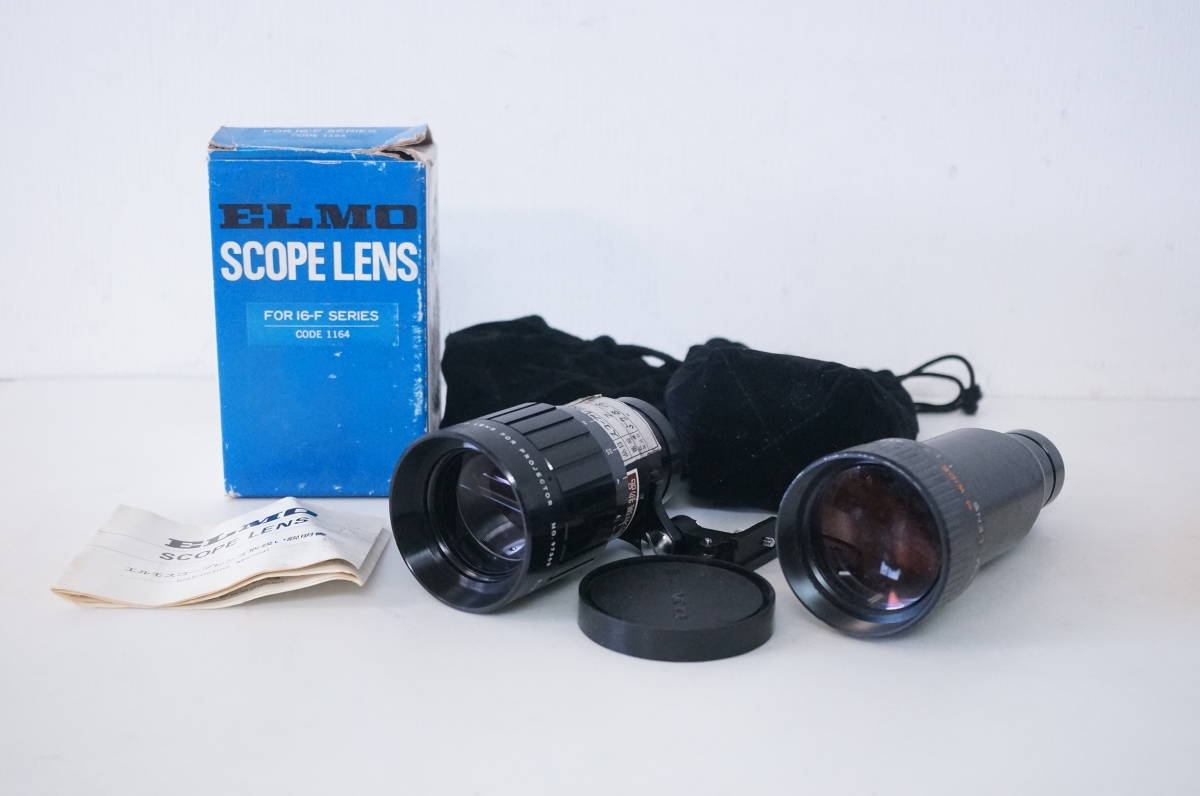 格安，100%新品 2点 まとめて ELMO エルモ Scope Lens for 16-F CODE 1164 スコープ レンズ 1:1.7 F=50~100mm ズームレンズ 映写機 追加画像有り SA-1898(8ミリ)｜売買されたオークション情報、yahooの商品情報をアーカイブ公開 8ミリ