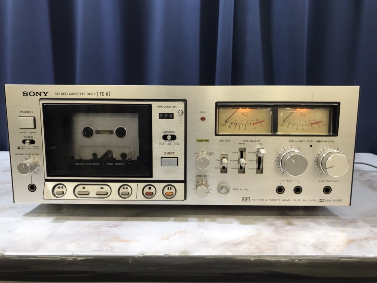 □ジャンク★SONY　ソニー　TC-K7　ステレオカセットデッキ