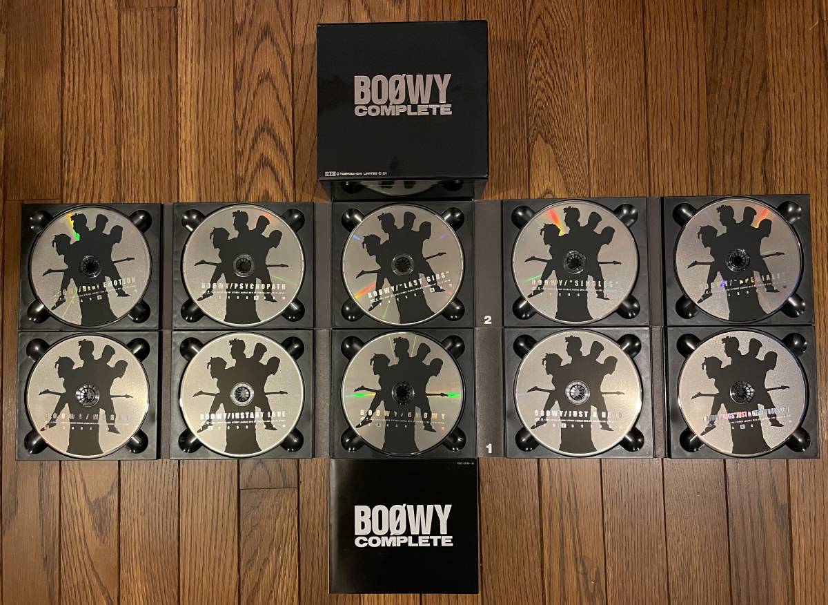 BOOWY COMPLETE CD-BOX〔限定盤！デジタルリマスタリング仕様〕（氷室