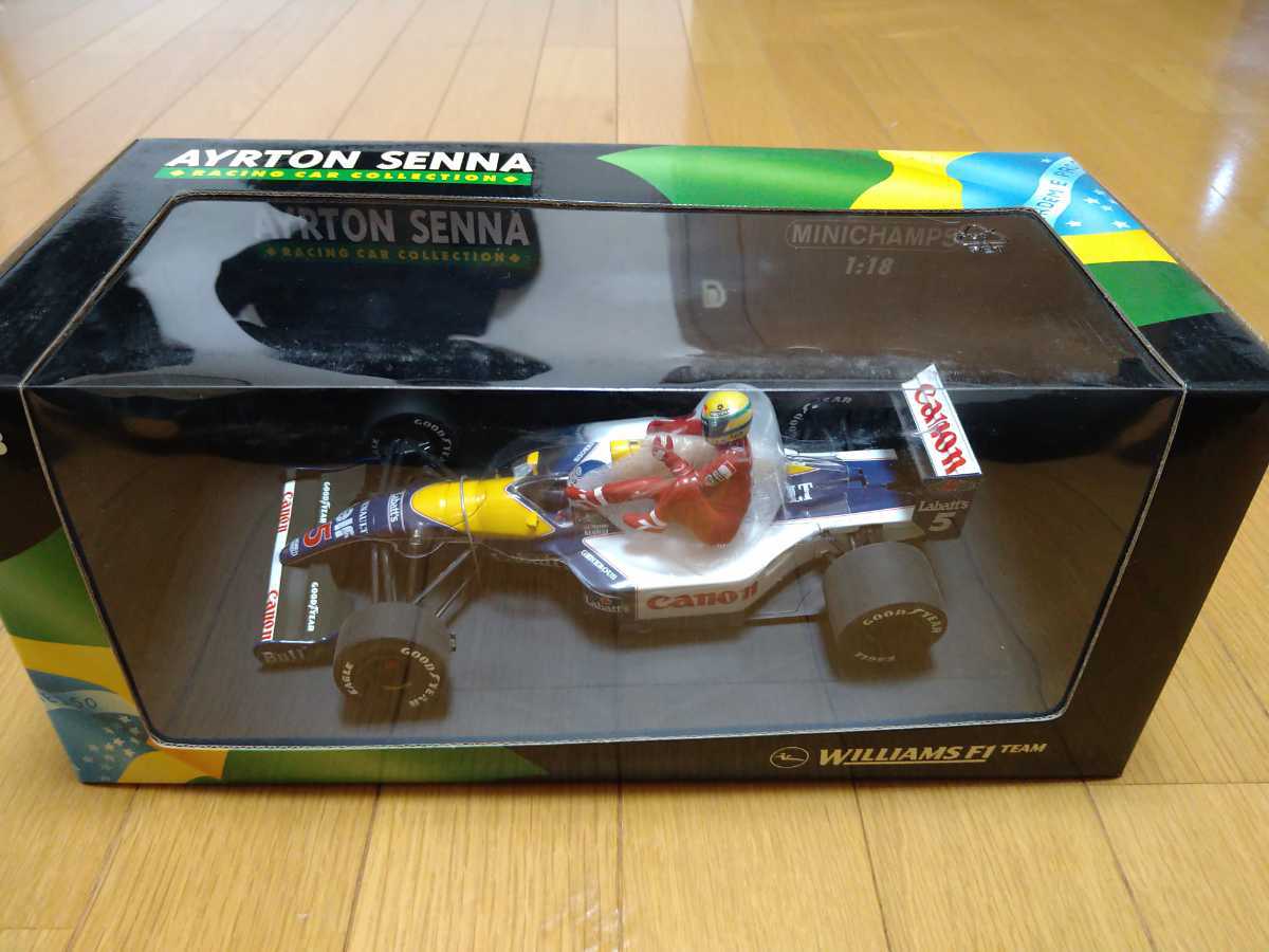 アイルトンセナ WILLIAMS FW16 1/18 ミニカー ミニチャンプスウィリアムズFW16 アイルトン・セナ ミニカー 1:18