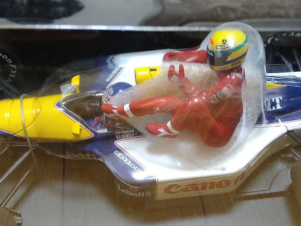 ミニチャンプスウィリアムズFW16 アイルトン・セナ ミニカー 1:18
