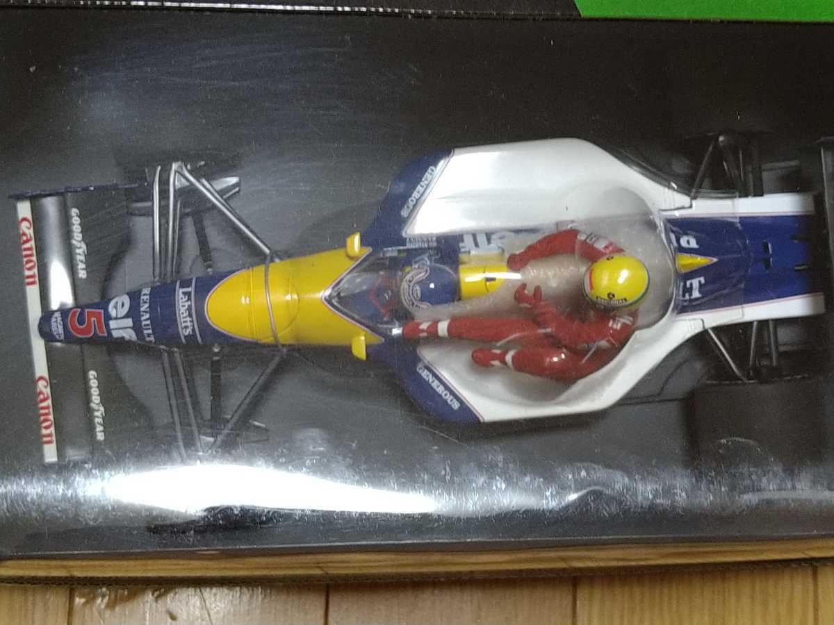 ミニチャンプスウィリアムズFW16 アイルトン・セナ ミニカー 1:18