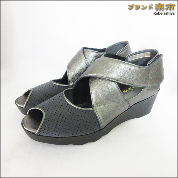 【定番，お買い得】 HILLS AVENUE ヒルズアベニュー シューズ サンダル オープントゥ 切替 レザー&times;メッシュ 軽量 22.5 バイカラー 日本(その他)｜売買されたオークション情報、yahooの商品情報をアーカイブ公開 - その他