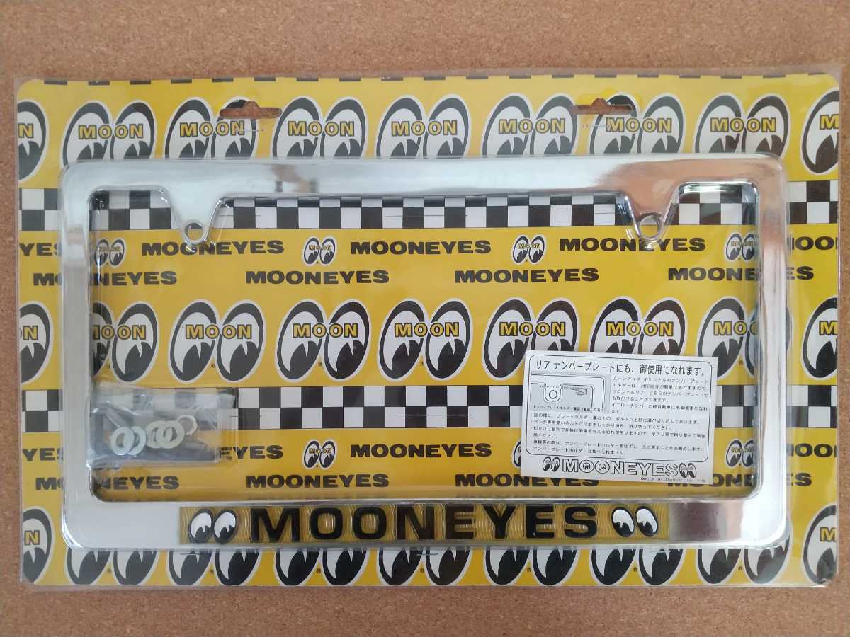 ムーンアイズ MOONEYES 激レア 当事物 メタル ナンバーフレーム JP  