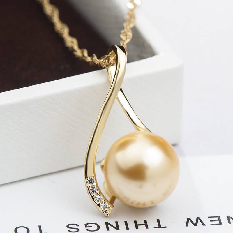 ネックレス レディース パール 18金 ゴールド シルバー925 k18 パール 