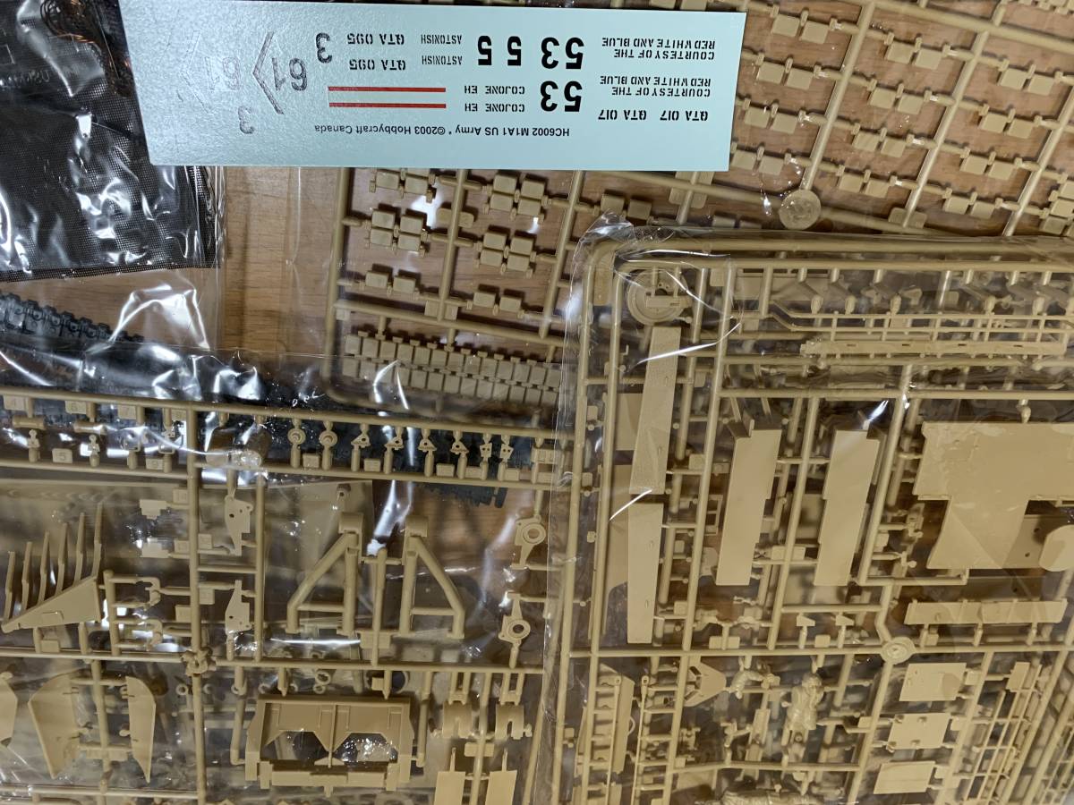 絶版 プラモデル ホビークラフト 1/35 M1A1 エイブラムス マインプラウ  