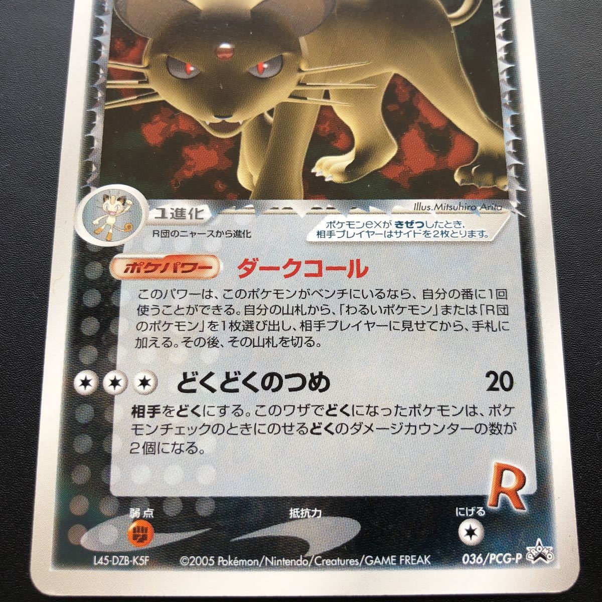 ポケモンカード プロモ R団のペルシアンex(036/PCG-P) PCG 【公式通販】
