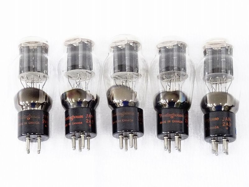 △▽Westinghouse JAN 2A3 真空管 5本 ウェスティングハウス