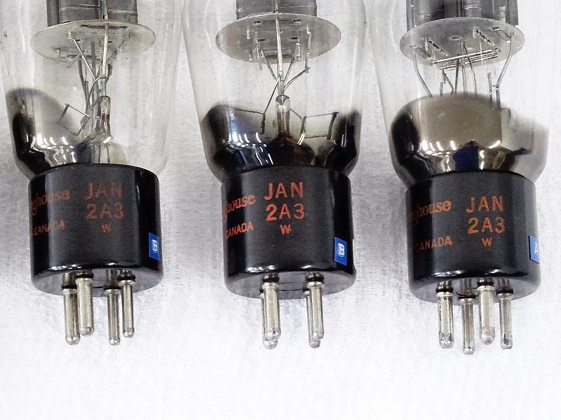 △▽Westinghouse JAN 2A3 真空管 5本 ウェスティングハウス