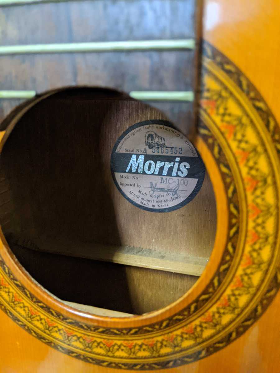 Morris MC-100 クラシックギター クラシックギター美品 オープンカラー