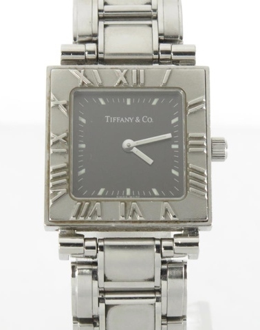 低価，本物保証 1円スタート Tiffany&Co ティファニー アトラス 腕時計 レディース ブラック文字盤 黒 正規品 稼働品(ティファニー)｜売買されたオークション情報、yahooの商品情報をアーカイブ公開 - オーク ティファニー