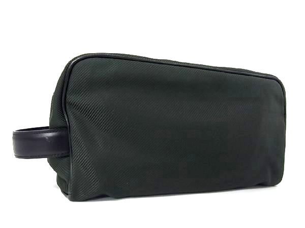1円 LOUIS VUITTON ルイヴィトン M30754 タイガ パラナ クラッチバッグ セカンドバッグ ポーチ メンズ エピセア グリーン系 R0231Qn