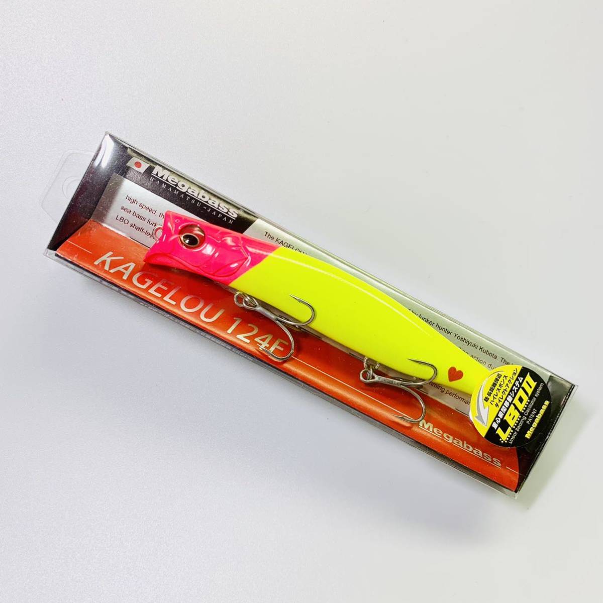 新品未使用】メガバス カゲロウ 124F キングオブハート オリカラ 限定