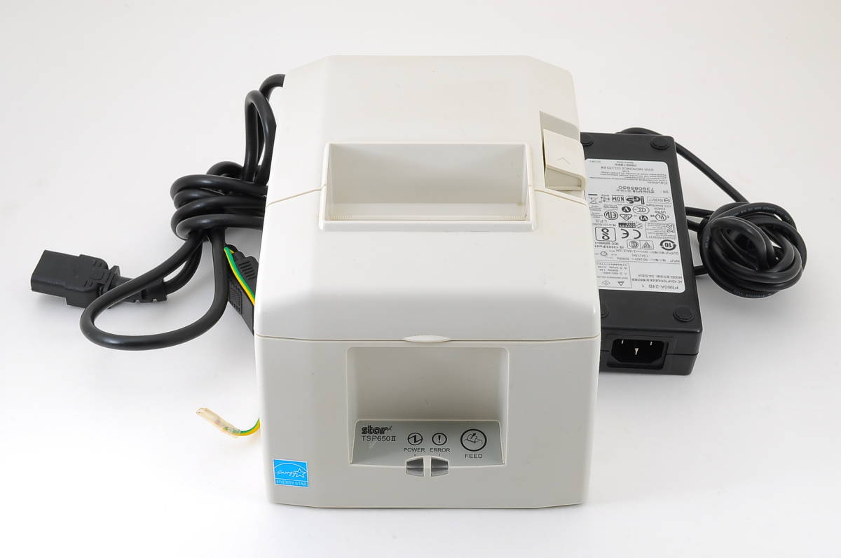 [クモイ01]スター精密サーマルプリンタ TSP650II 有線LAN 動作印字OK Ethernet STAR