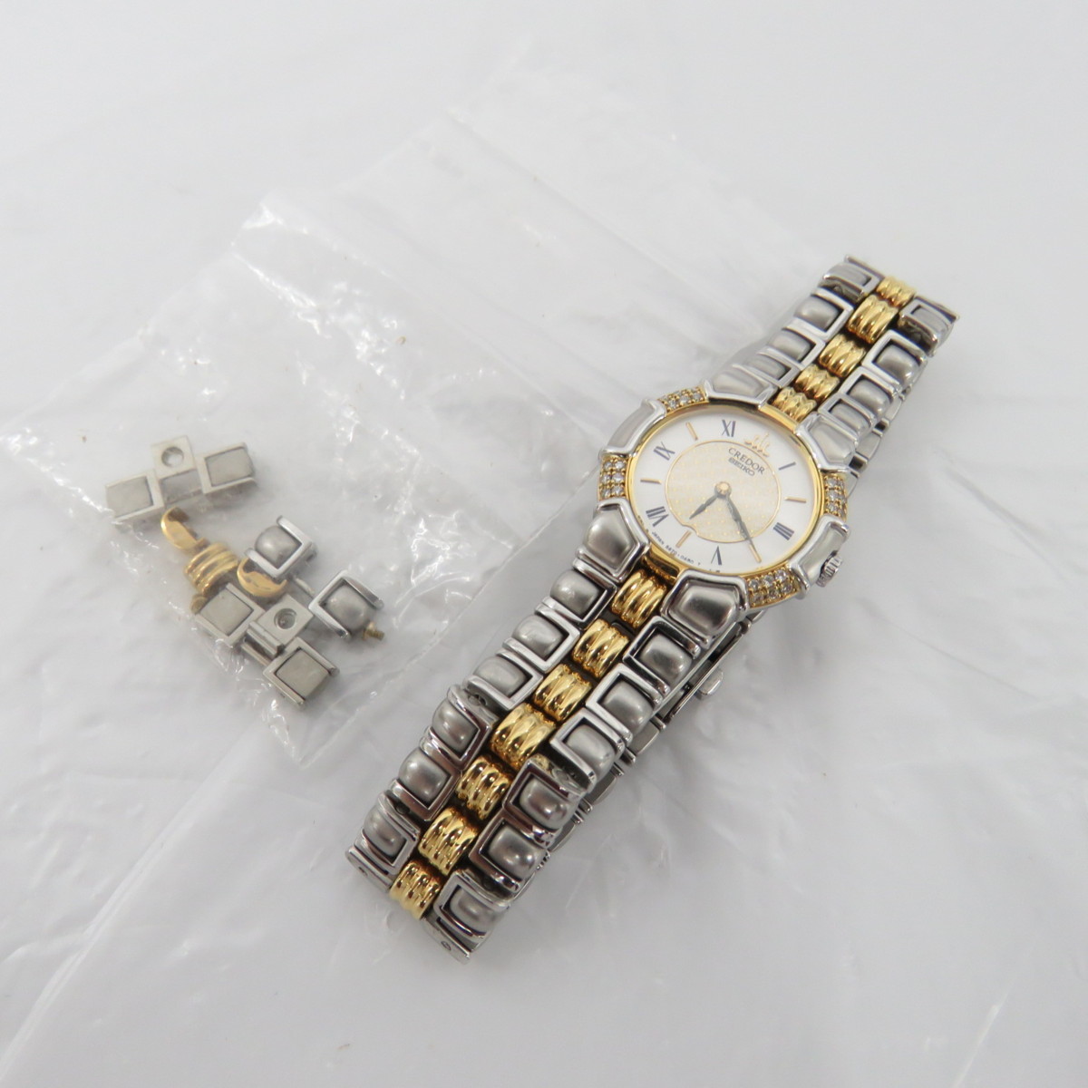 ジャンク品】SEIKO CREDOR セイコー クレードル 腕時計 エントラータ 