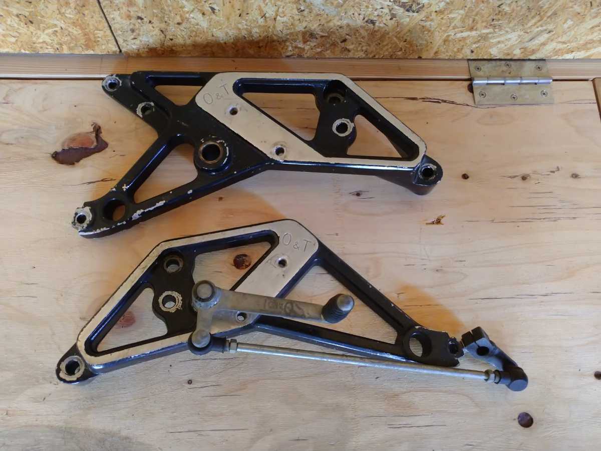 CBX400F バックステップ 当時物 希少 O&T 小川部品 CBX 400F 550F 