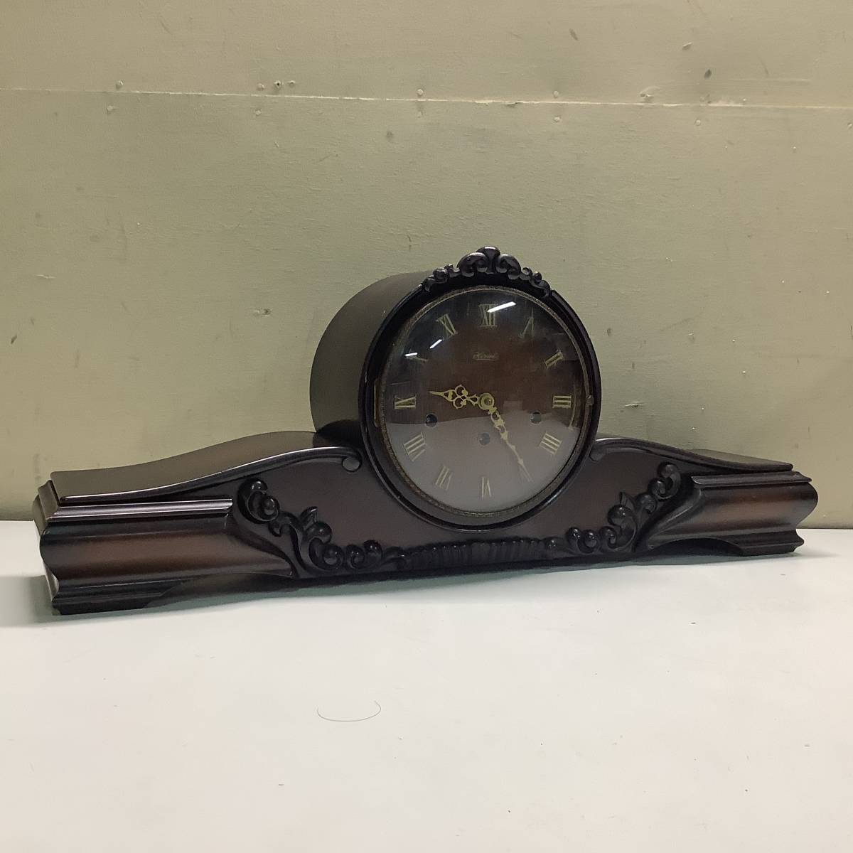 Hermle ヘルムレ ドイツ製 アンティーク 置時計 ゼンマイ ジャンク