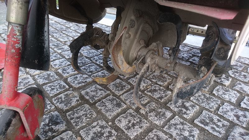 【兵庫引取り希望】ヤンマー管理機 スーパーポチSP70 ガソリン 6.2馬力 iスタート 一軸正逆　始動良好 すぐ使えます_5