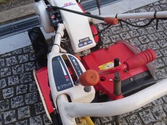 【兵庫引取り希望】ヤンマー管理機 スーパーポチSP70 ガソリン 6.2馬力 iスタート 一軸正逆　始動良好 すぐ使えます_7